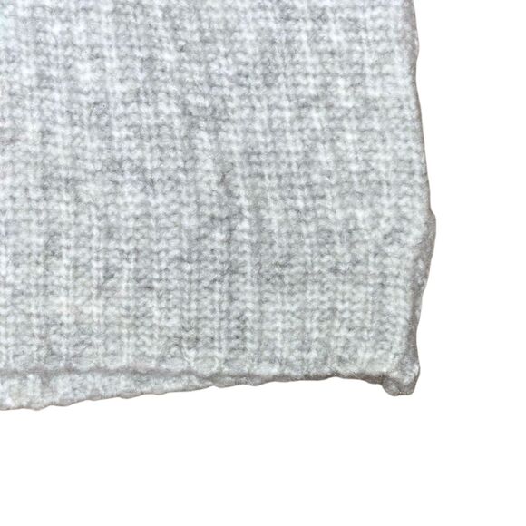 Antonio‎ Melani NWT Light Heather Gray Ashwin Knit Sweater Size M Chunky Cropped - Picture 5 of 10